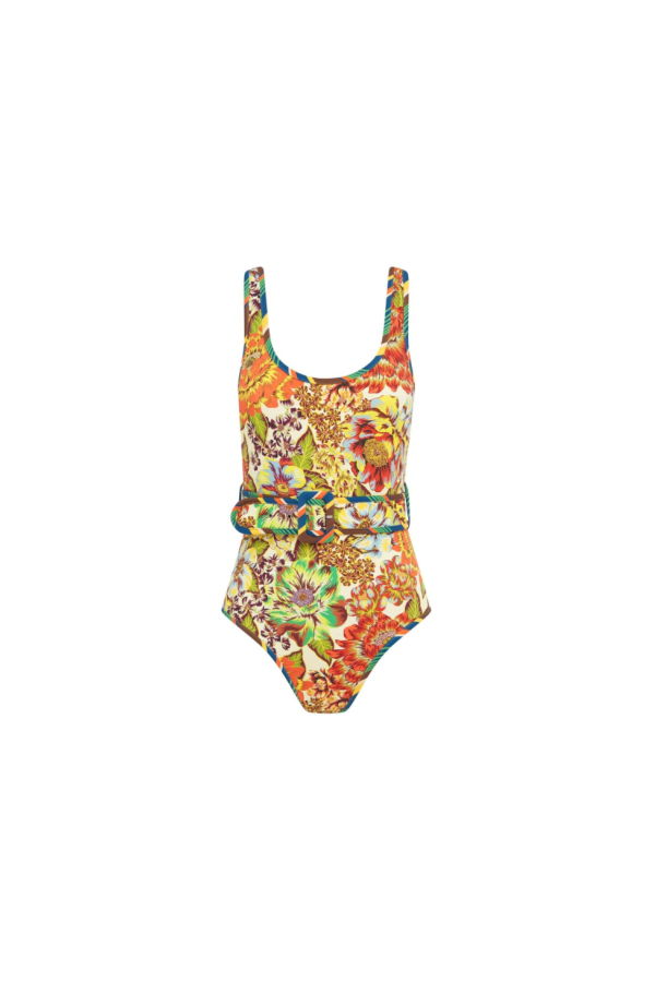 ALÉMAIS Charlie Belted One Piece Swimsuit - Multi