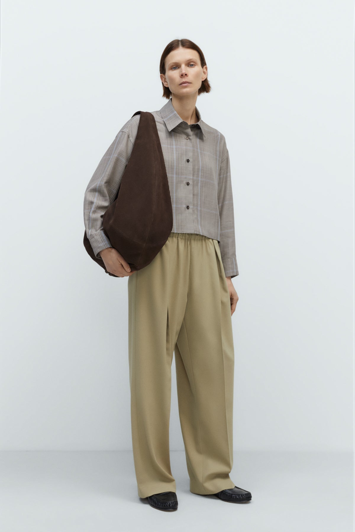 Cordera Checked Shirt - Brown