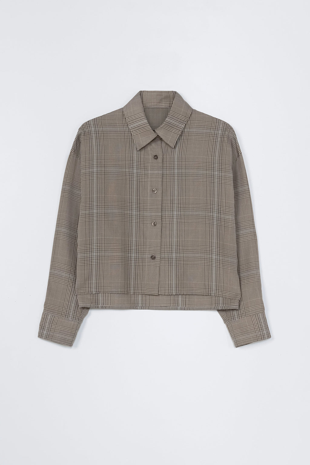 Cordera Checked Shirt - Brown