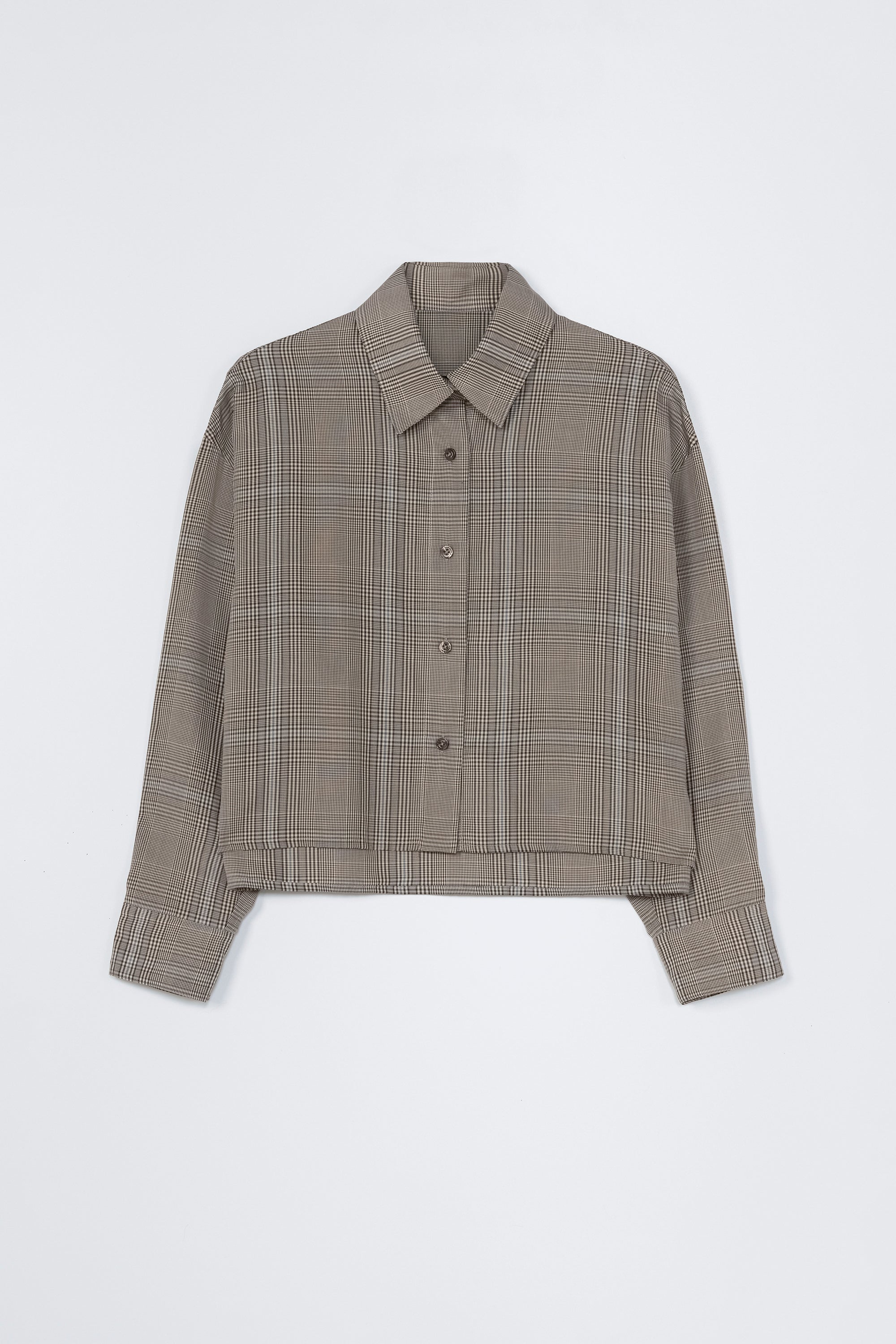 Cordera Checked Shirt - Brown
