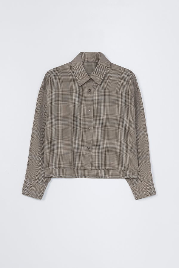 Cordera Checked Shirt - Brown