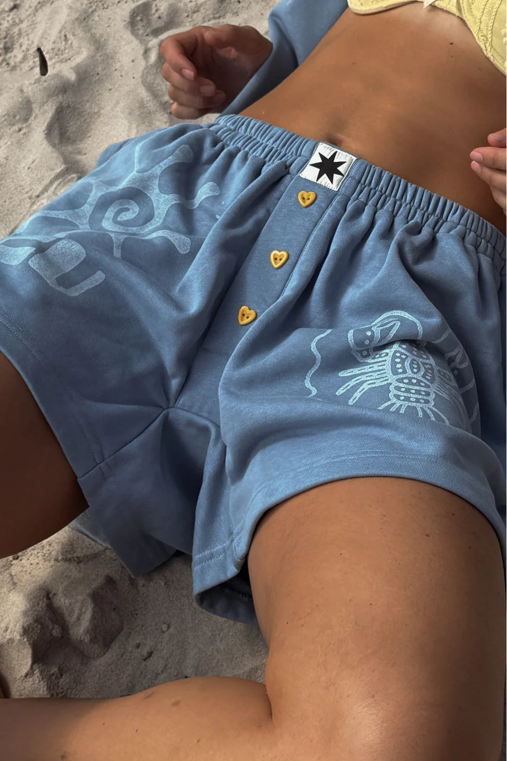 CIAO CIAO Palm Bungalow Boxer Short - Blue