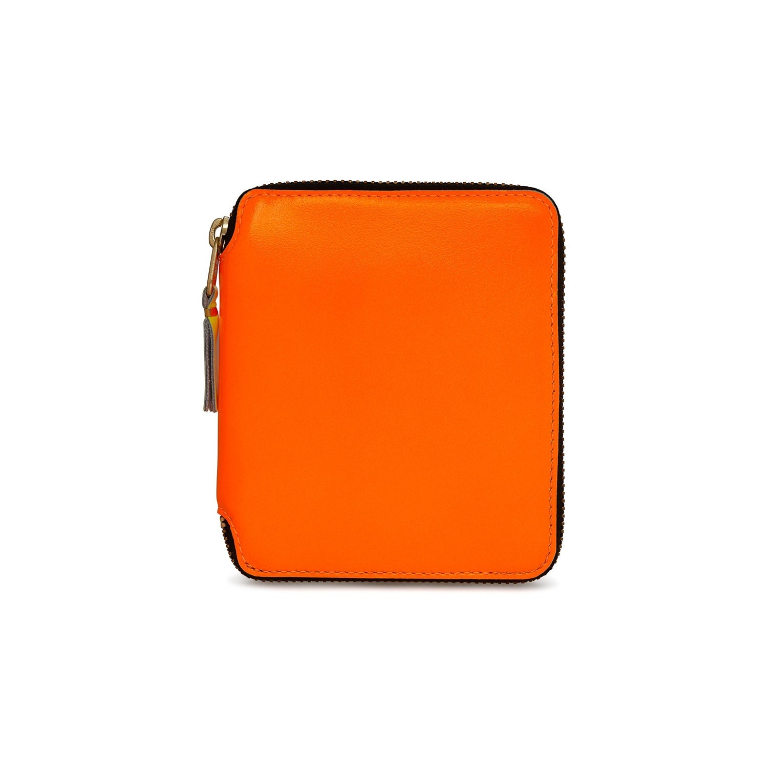 Comme des Garçons CLASSIC ZIP SUPER FLUO WALLET - LIGHT ORANGE