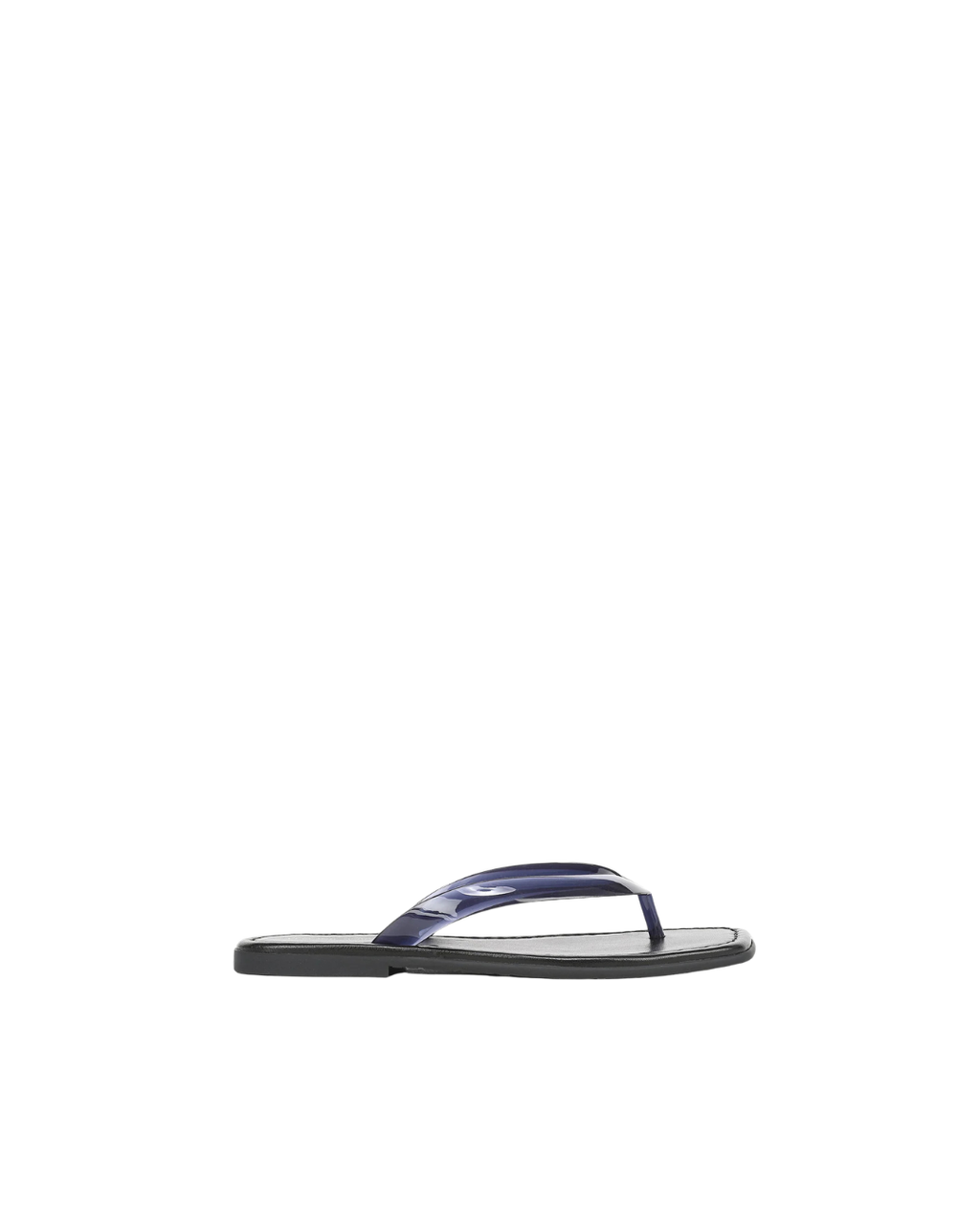 Veronica Beard Clea Jelly Flip Flop Sandal - Navy
