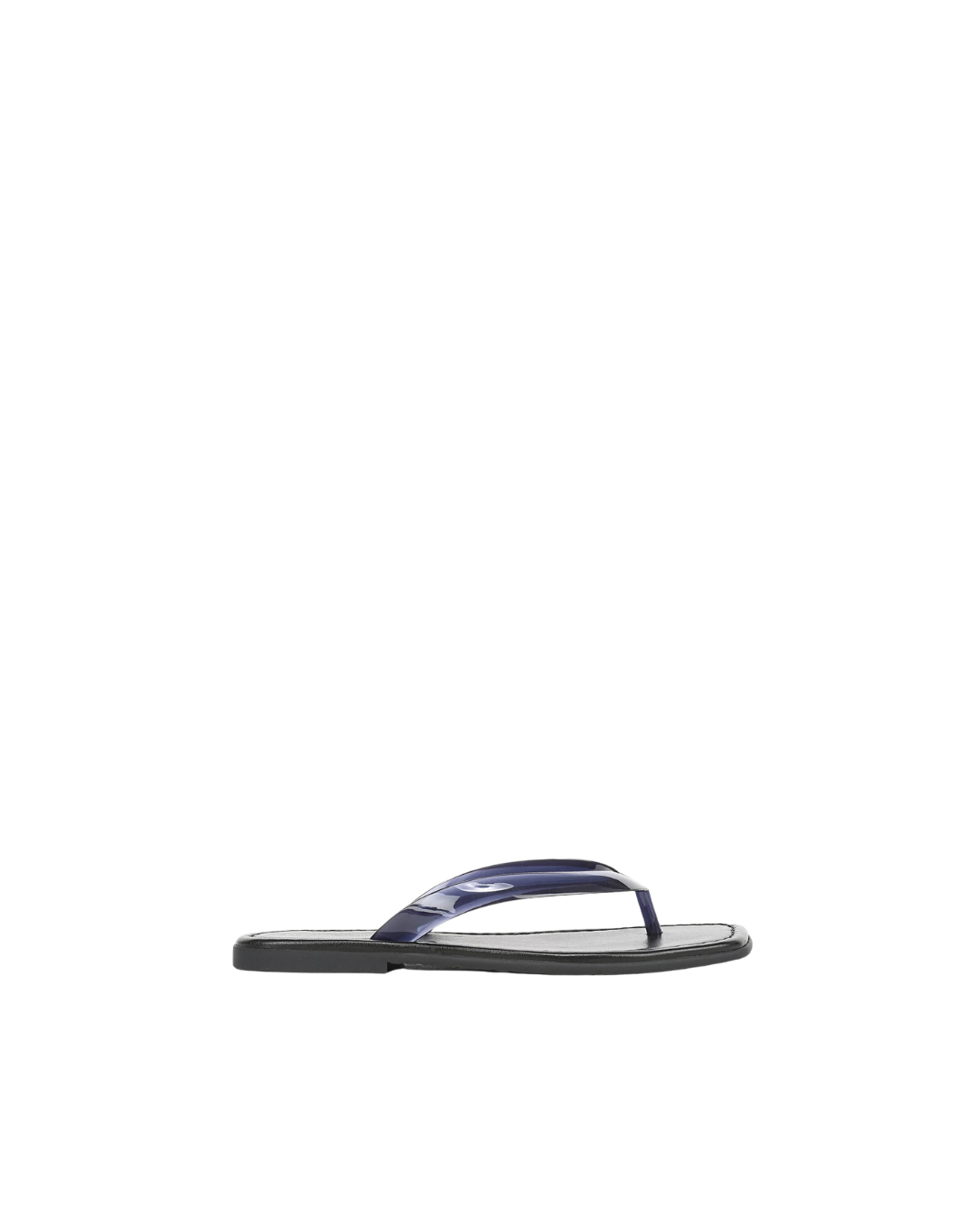 Veronica Beard Clea Jelly Flip Flop Sandal - Navy