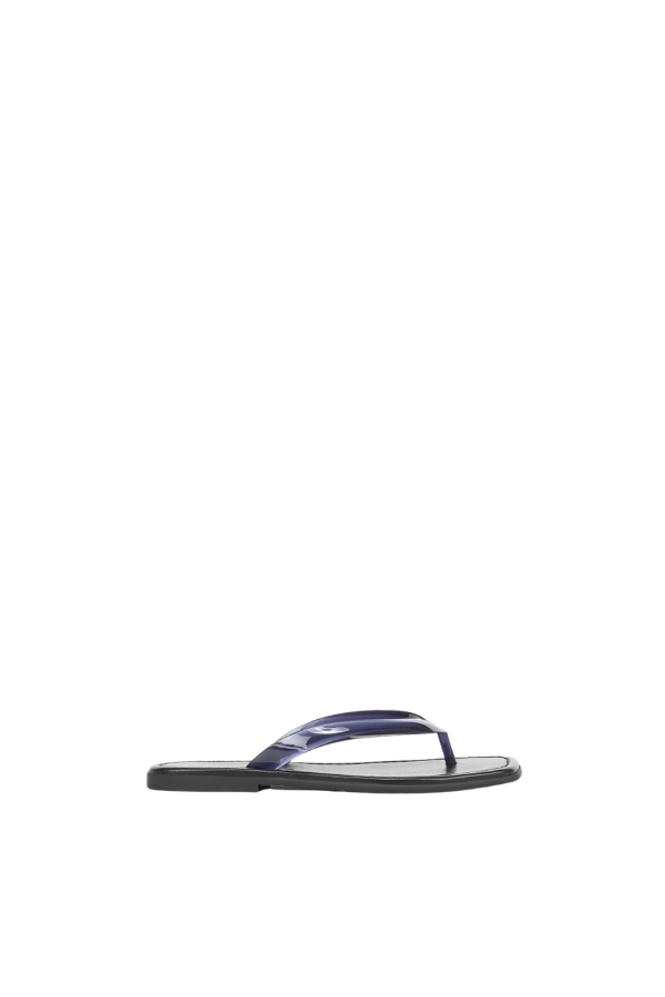 Veronica Beard Clea Jelly Flip Flop Sandal - Navy