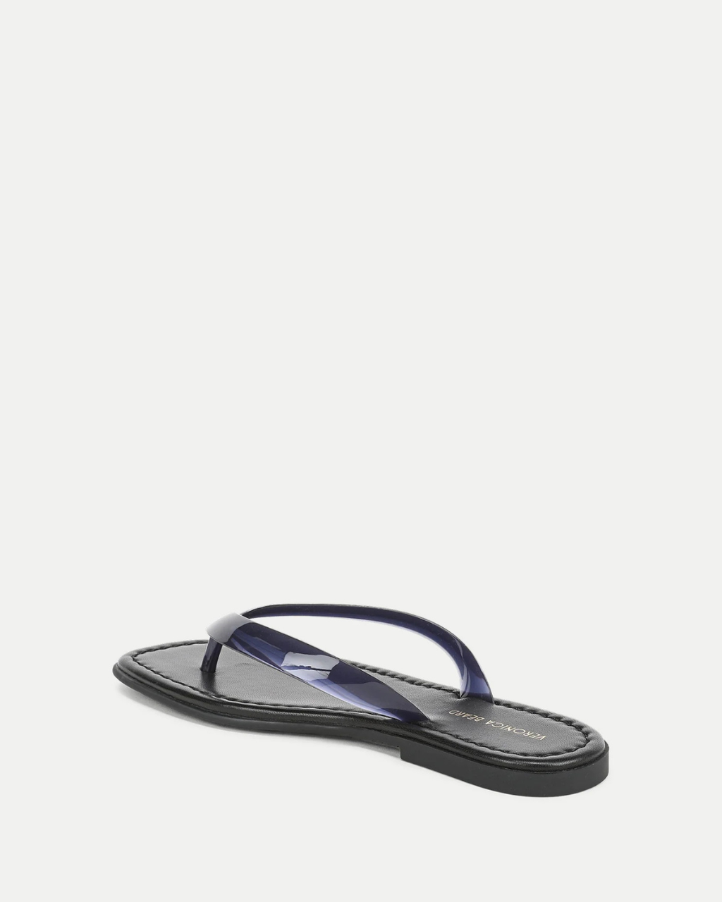 Veronica Beard Clea Jelly Flip Flop Sandal - Navy