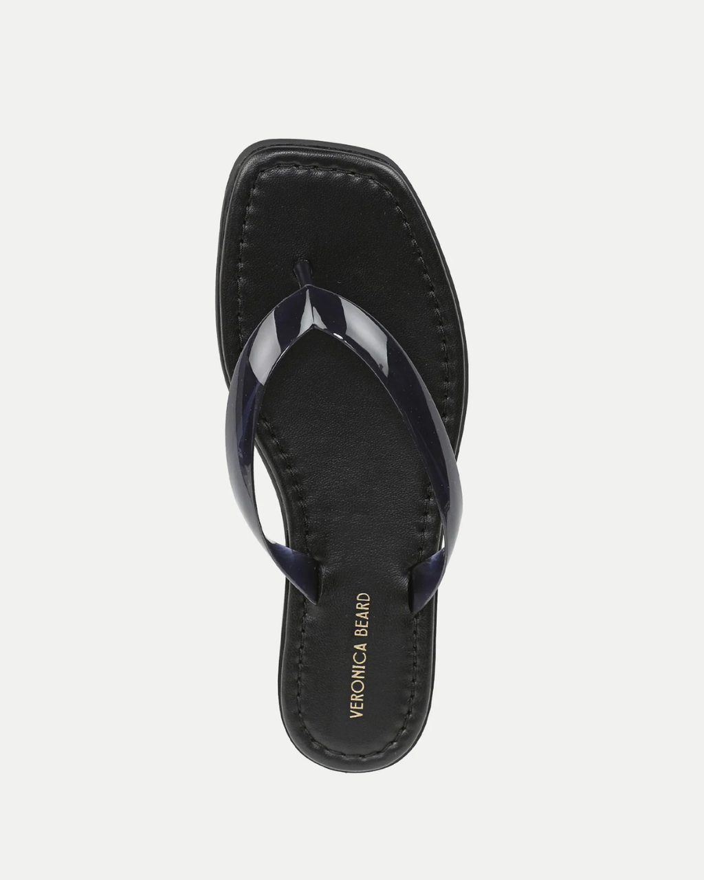 Veronica Beard Clea Jelly Flip Flop Sandal - Navy