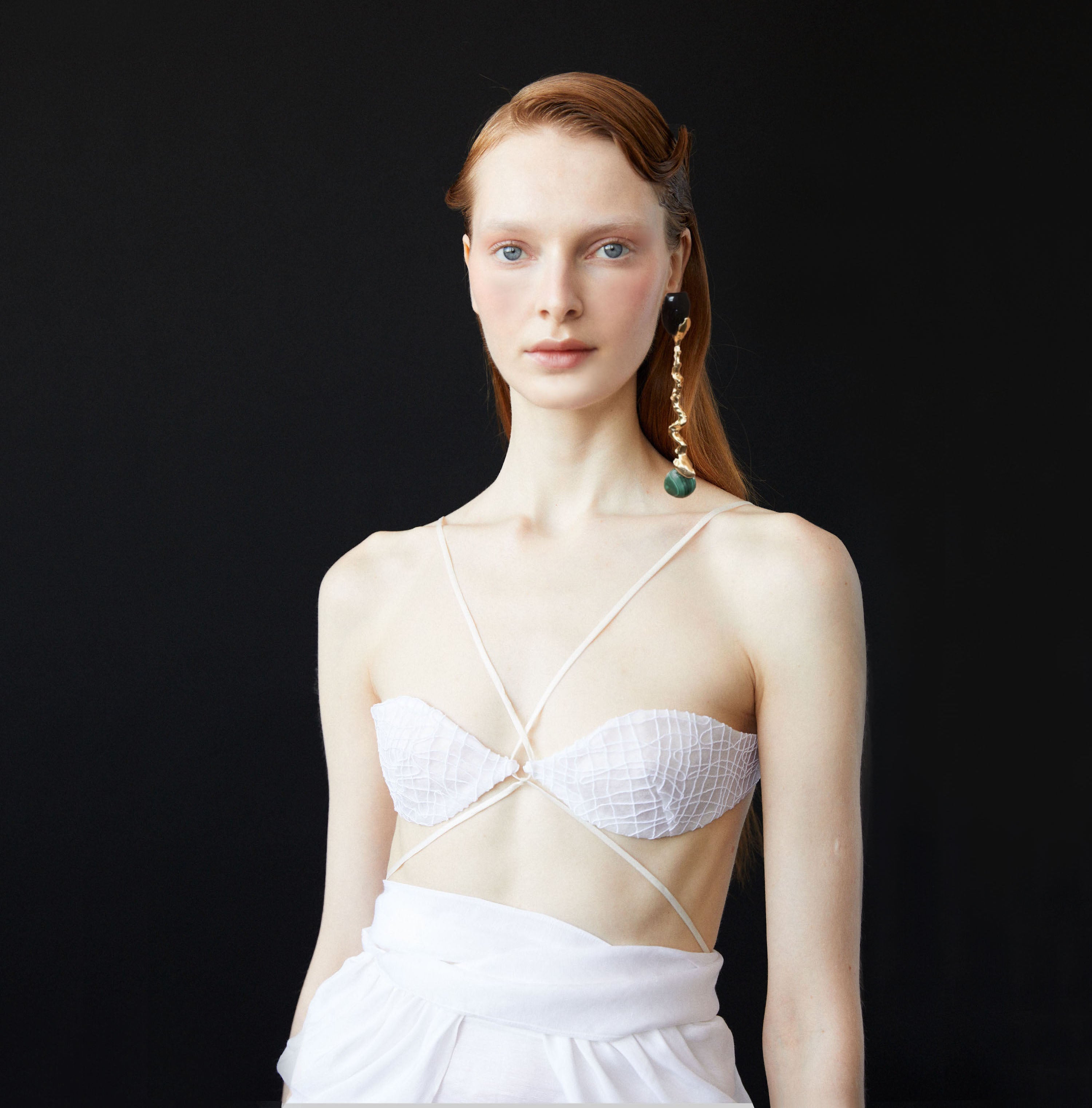 Luisa et La Luna Clemence Bralette Top - Blanc