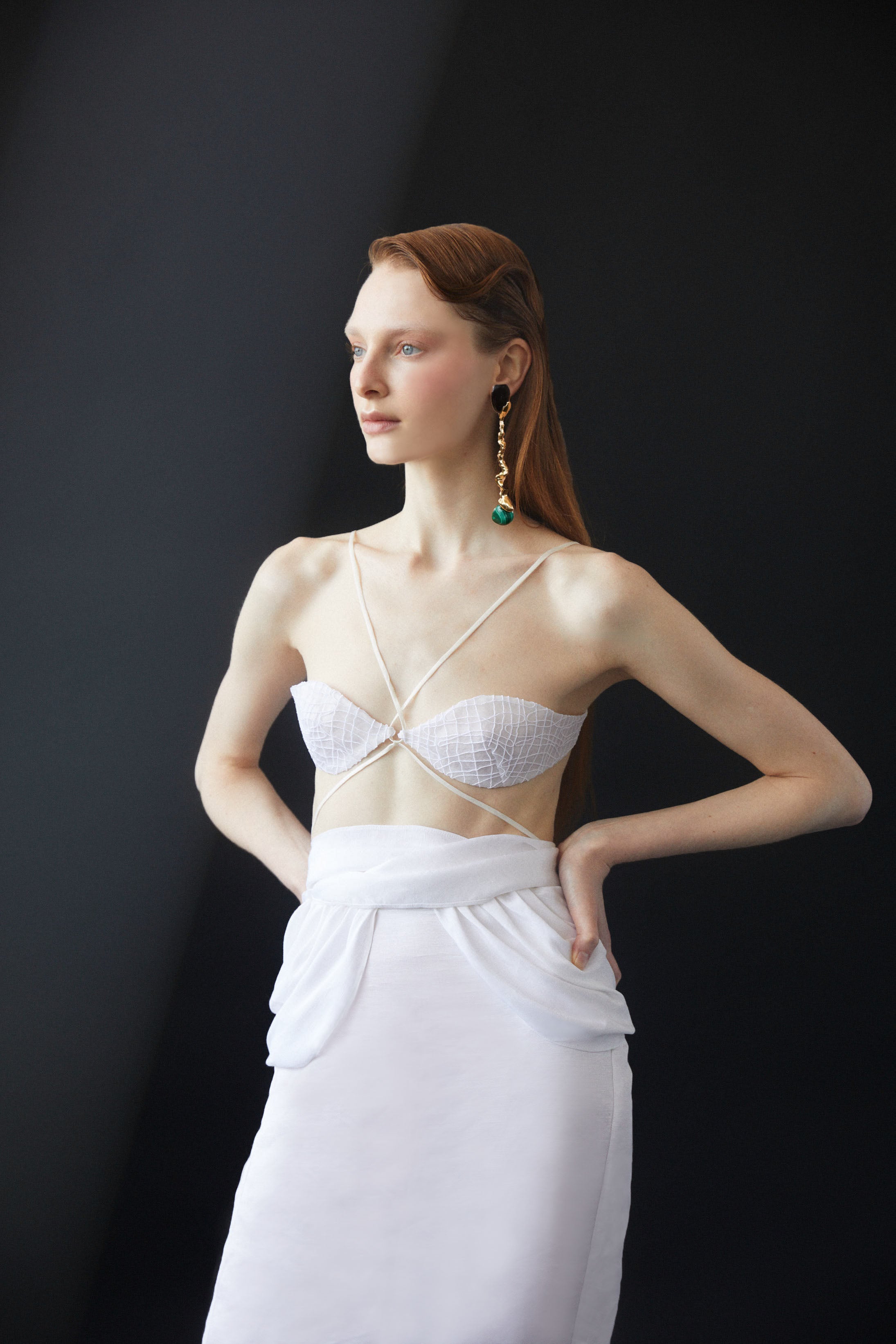 Luisa et La Luna Clemence Bralette Top - Blanc