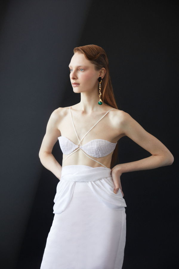 Luisa et La Luna Clemence Bralette Top - Blanc