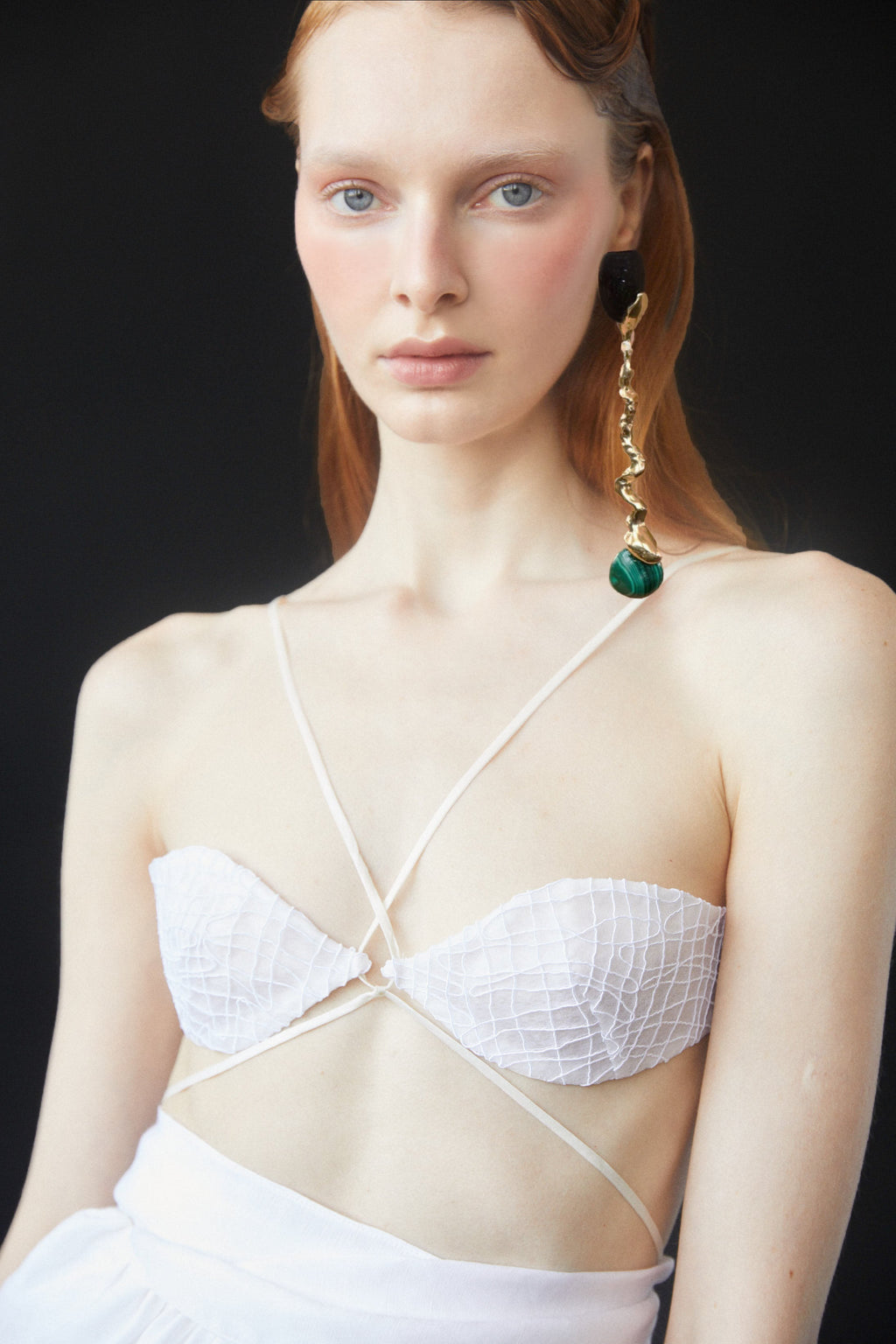 Luisa et La Luna Clemence Bralette Top - Blanc