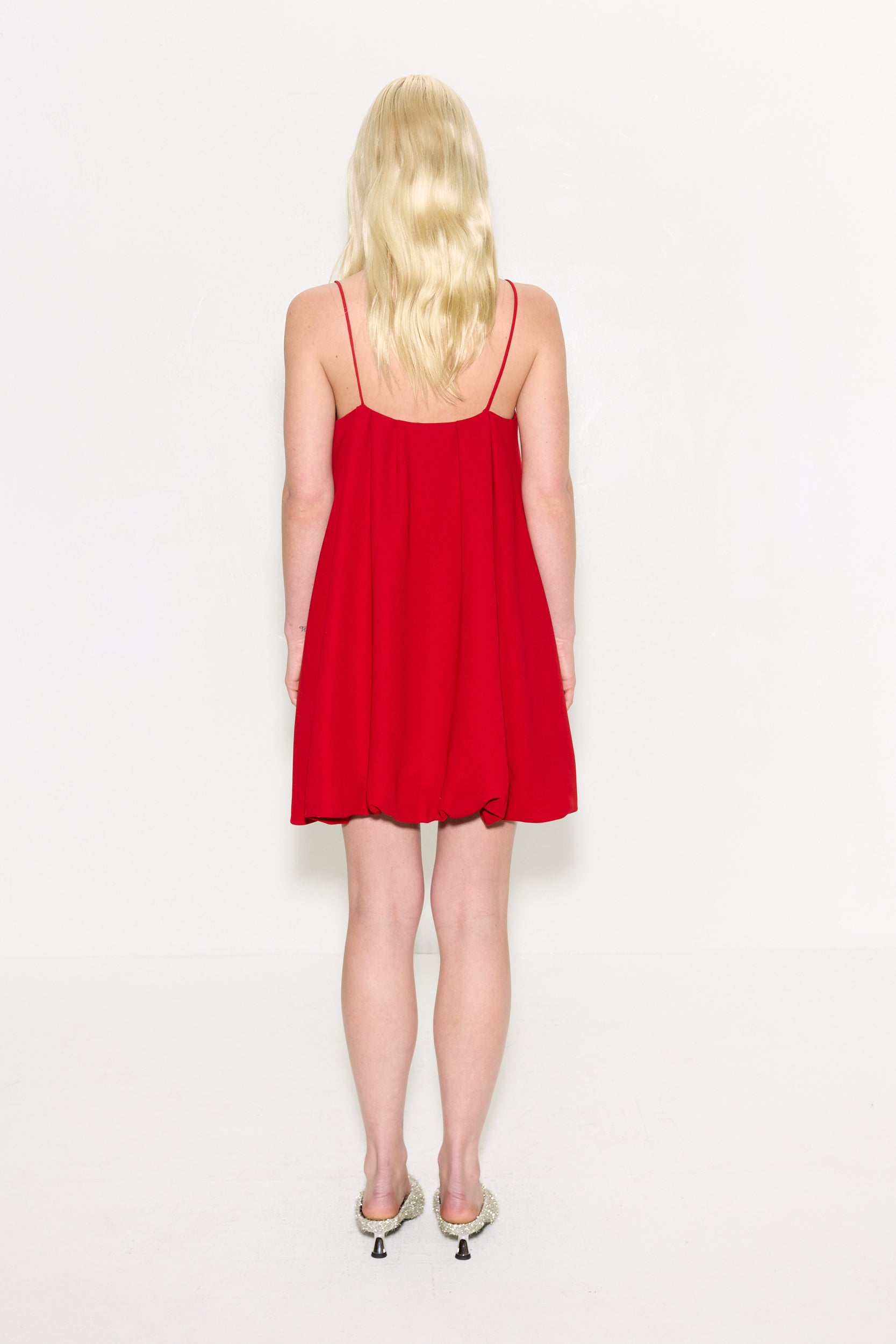 Simon Miller Cleo Crepe Mini Dress - Lucky Red