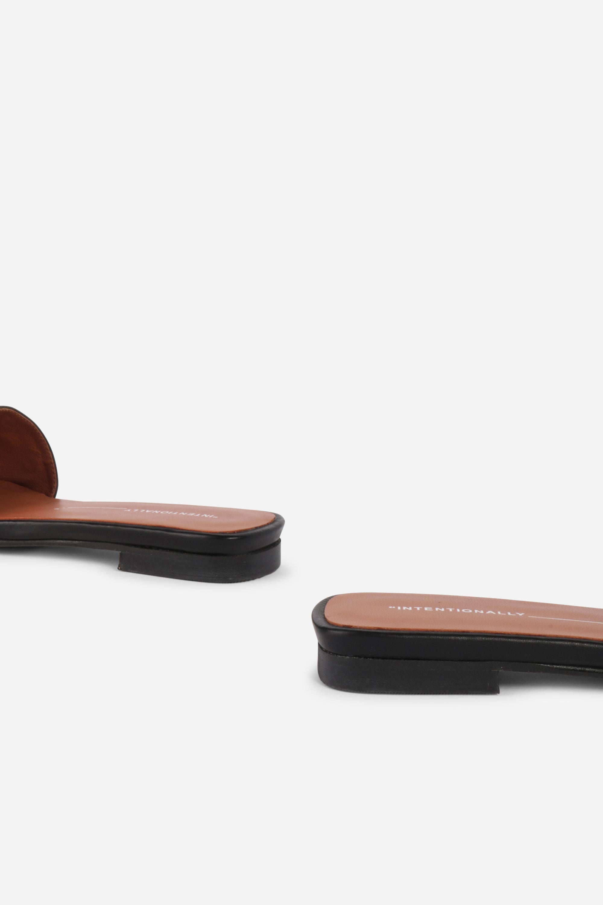 INTENTIONALLY __________. Cocktail Leather Slide