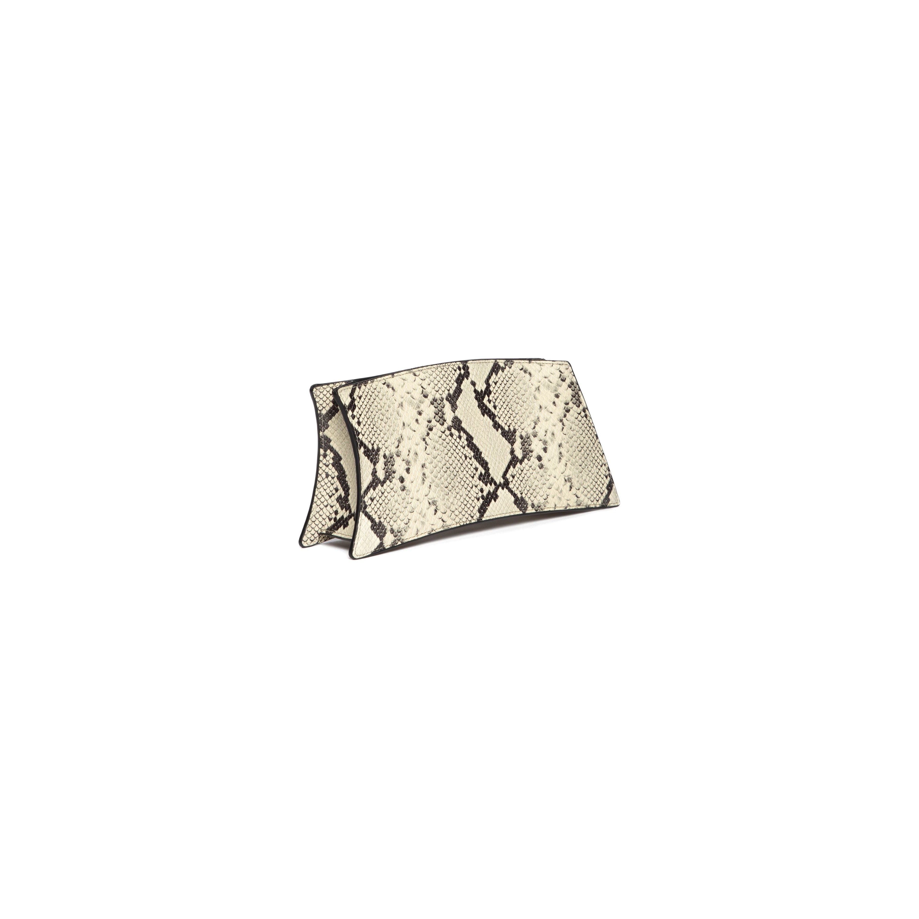 Staud Coco Shoulder Bag - White Snake