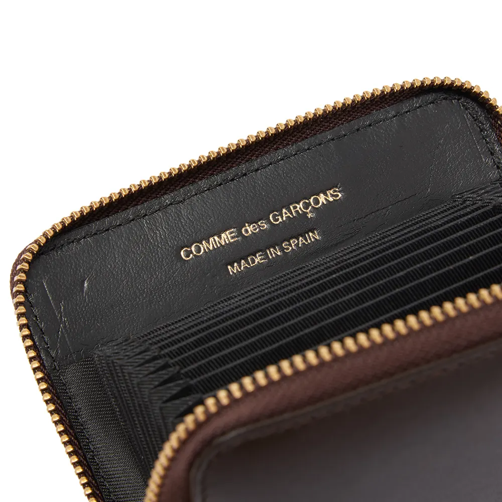 Comme Des Garcons Accordion Card Case Wallet - Brown