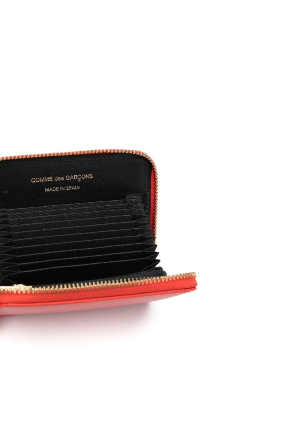 Comme Des Garcons Accordion Card Case Wallet - Orange