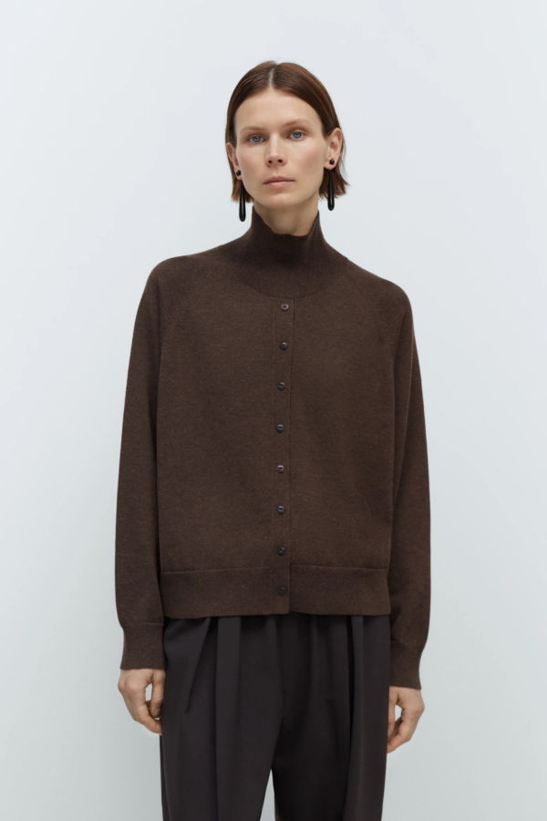 Cordera Merino Wool Buttoned Sweater