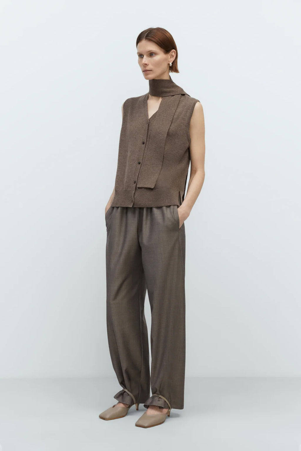 Cordera Merino Wool Lace Waistcoat