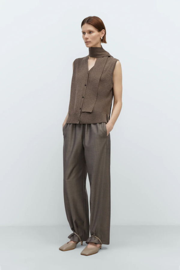 Cordera Merino Wool Lace Waistcoat