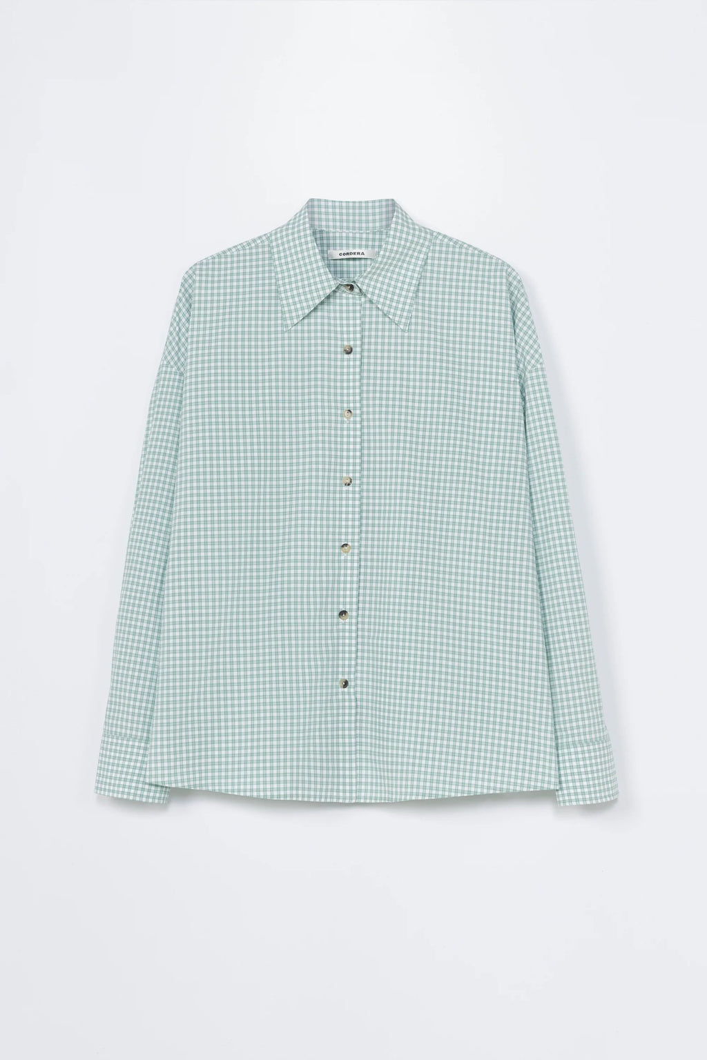 Cordera Oversized Shirt - Vichy Green