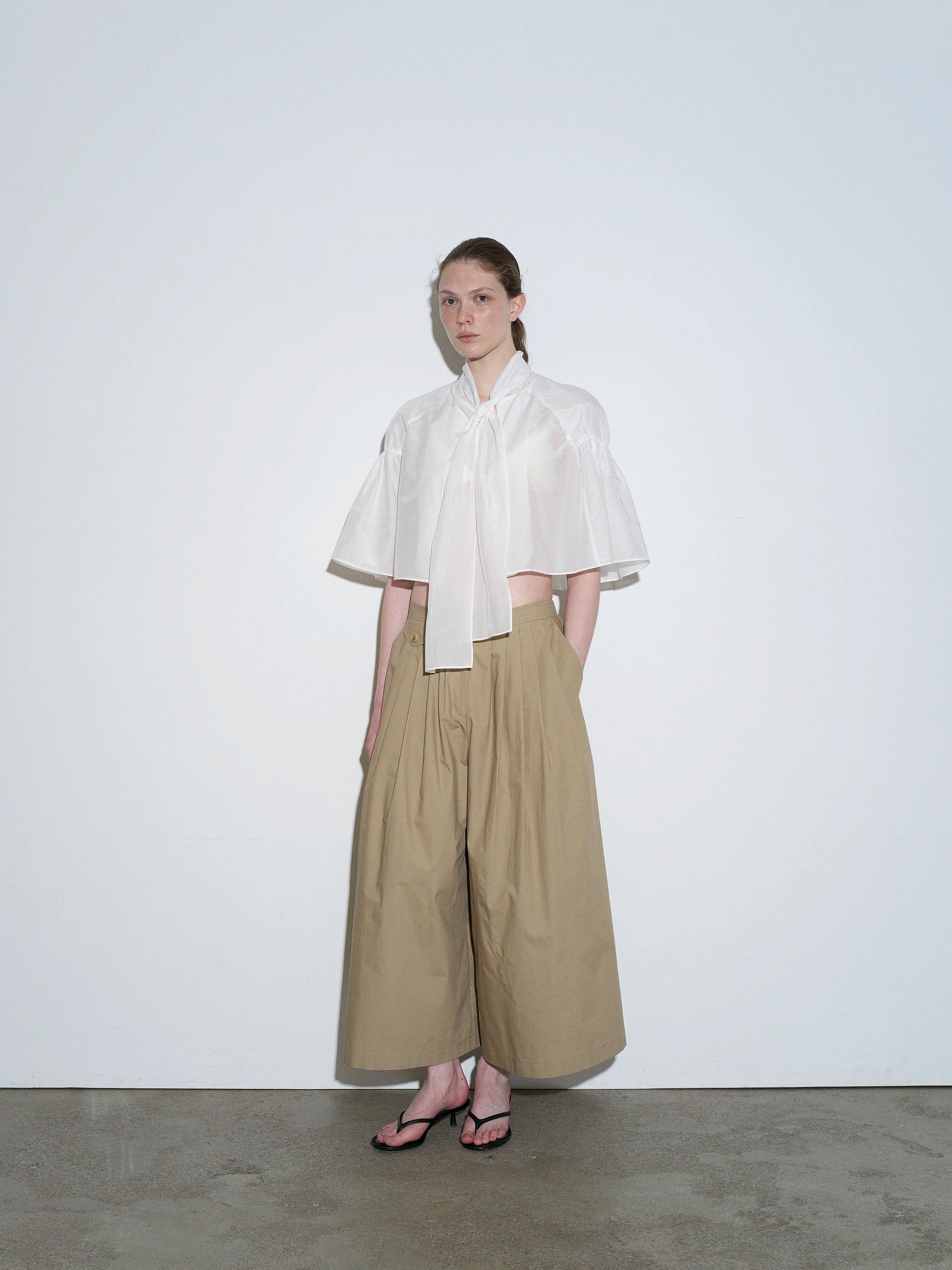 TheLoom Cotton Culotte Pants - Beige