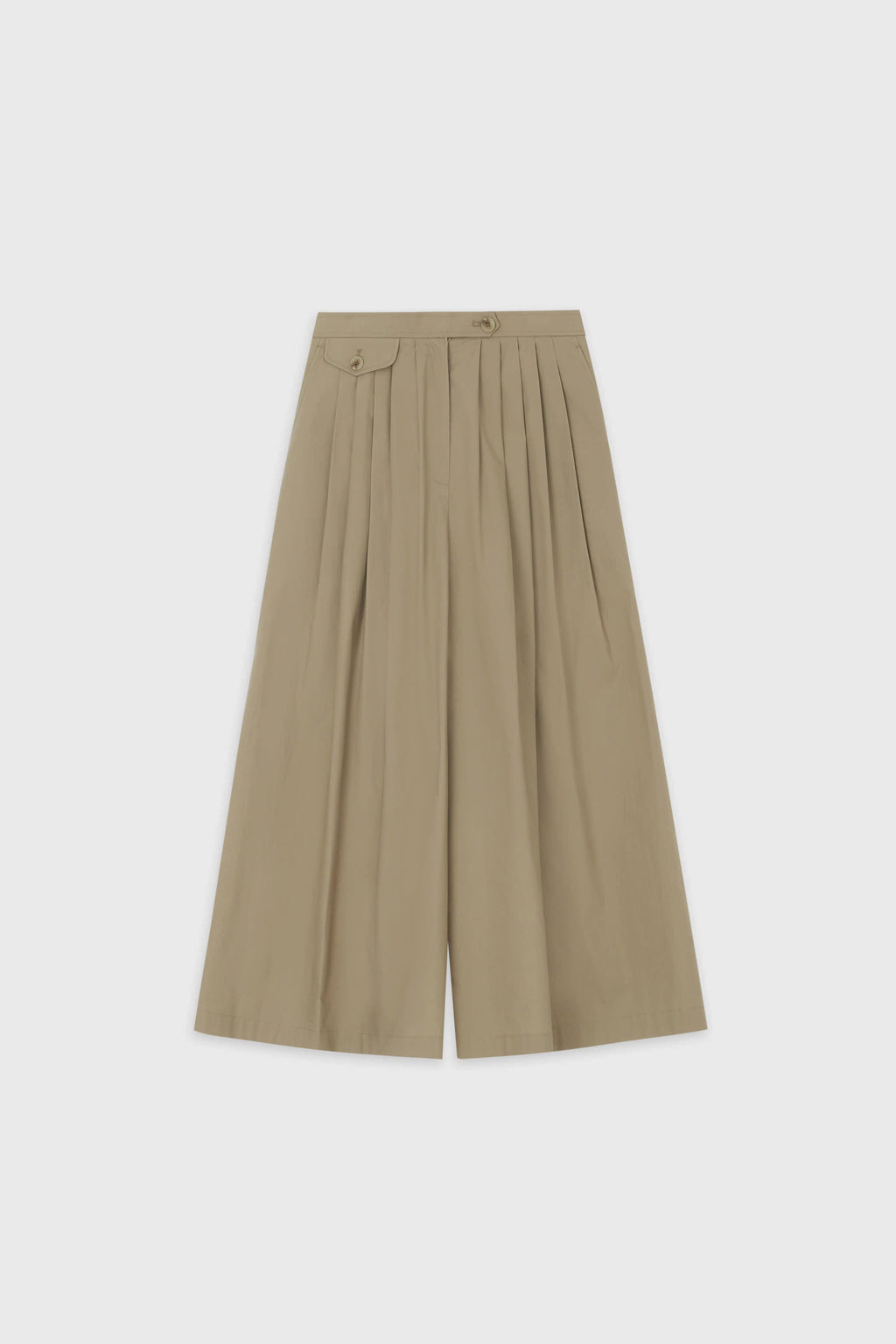 TheLoom Cotton Culotte Pants - Beige