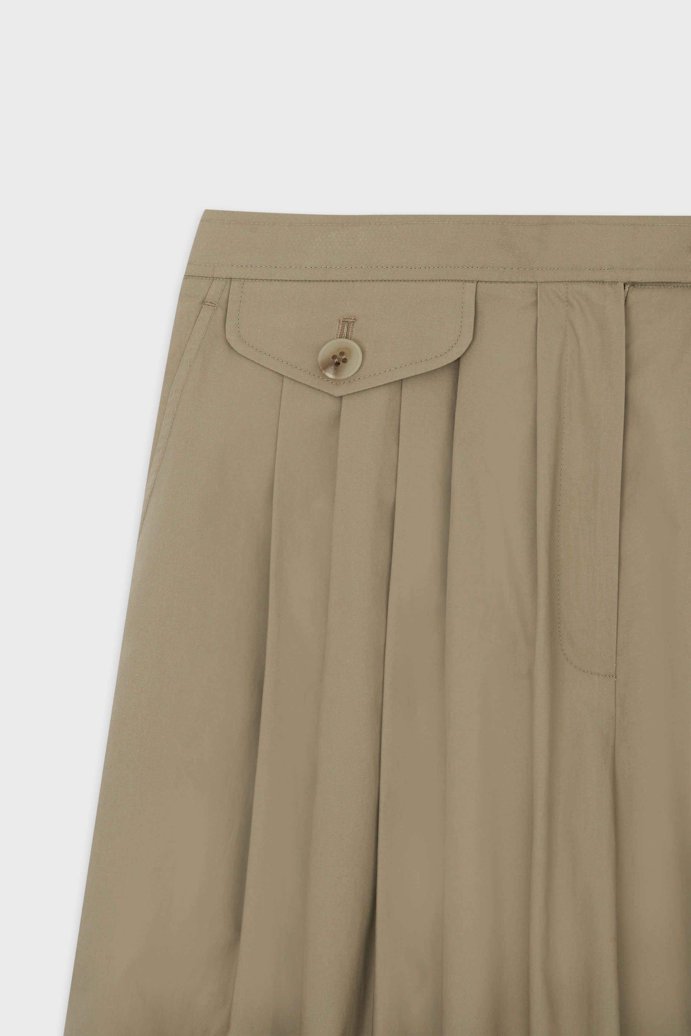 TheLoom Cotton Culotte Pants - Beige