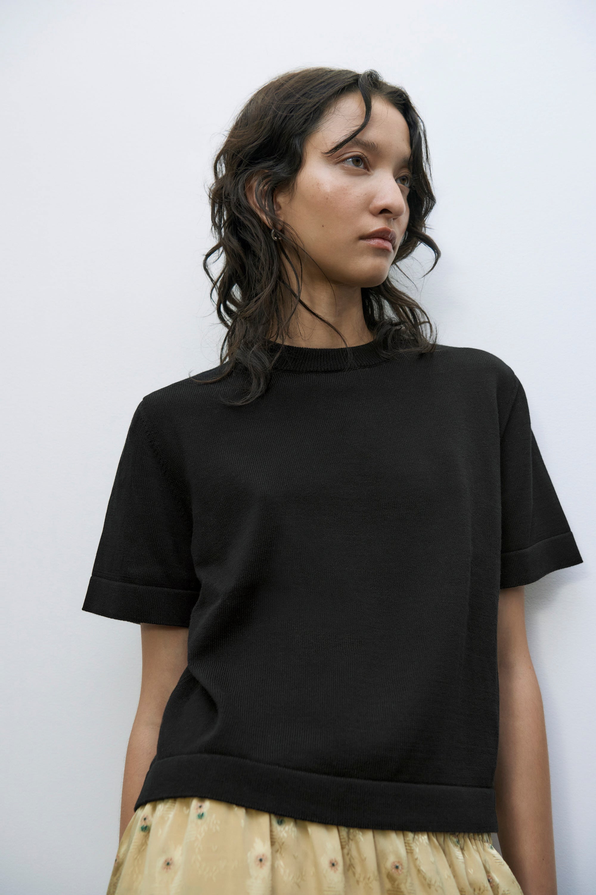 Cordera Cotton T-shirt - Black