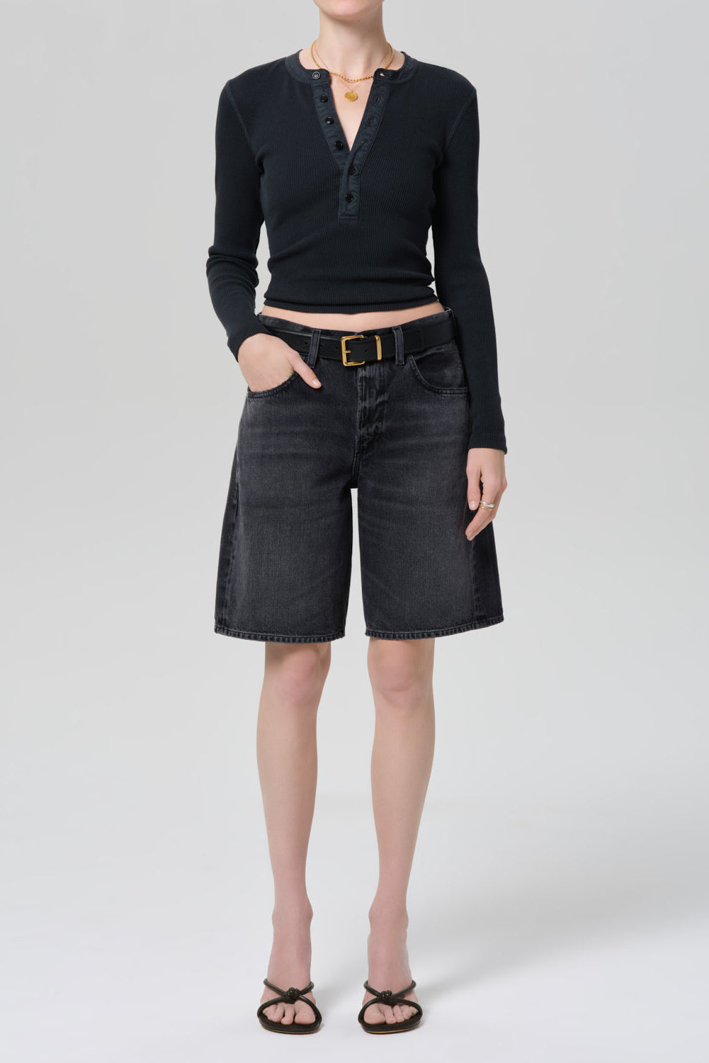 Citizens of Humanity Court Denim Short - Vintage Black