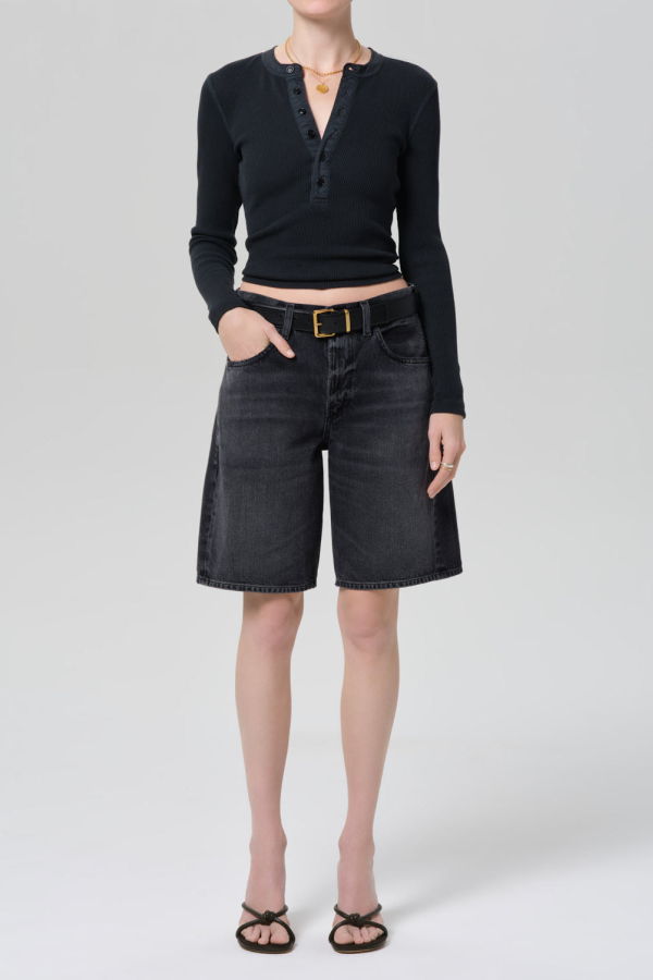 Citizens of Humanity Court Denim Short - Vintage Black