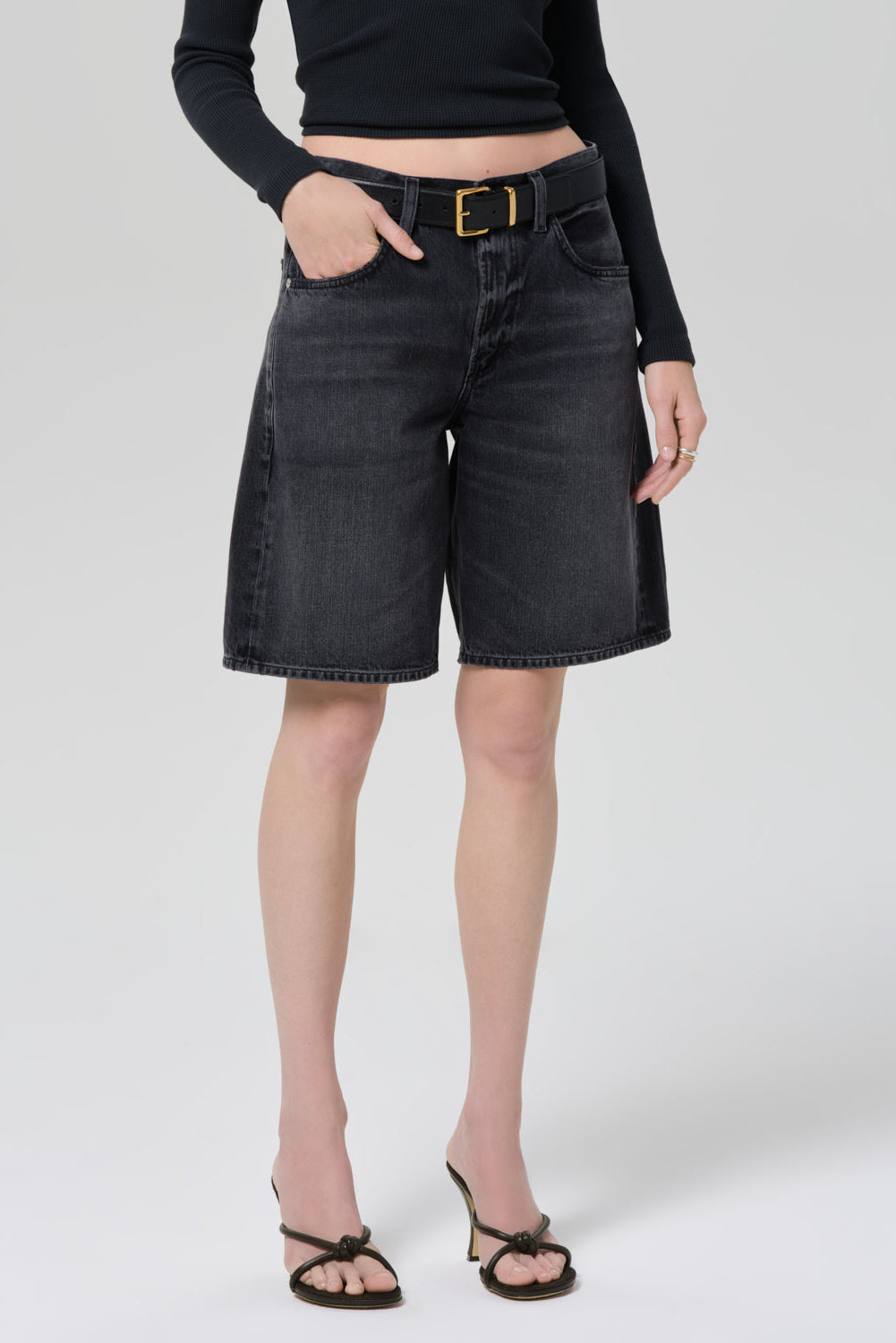 Citizens of Humanity Court Denim Short - Vintage Black