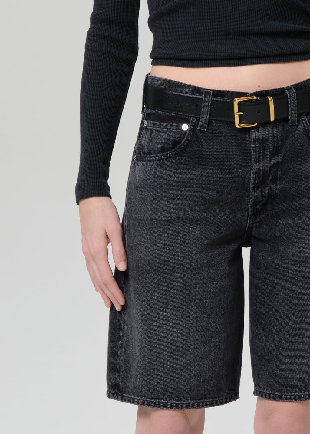Citizens of Humanity Court Denim Short - Vintage Black