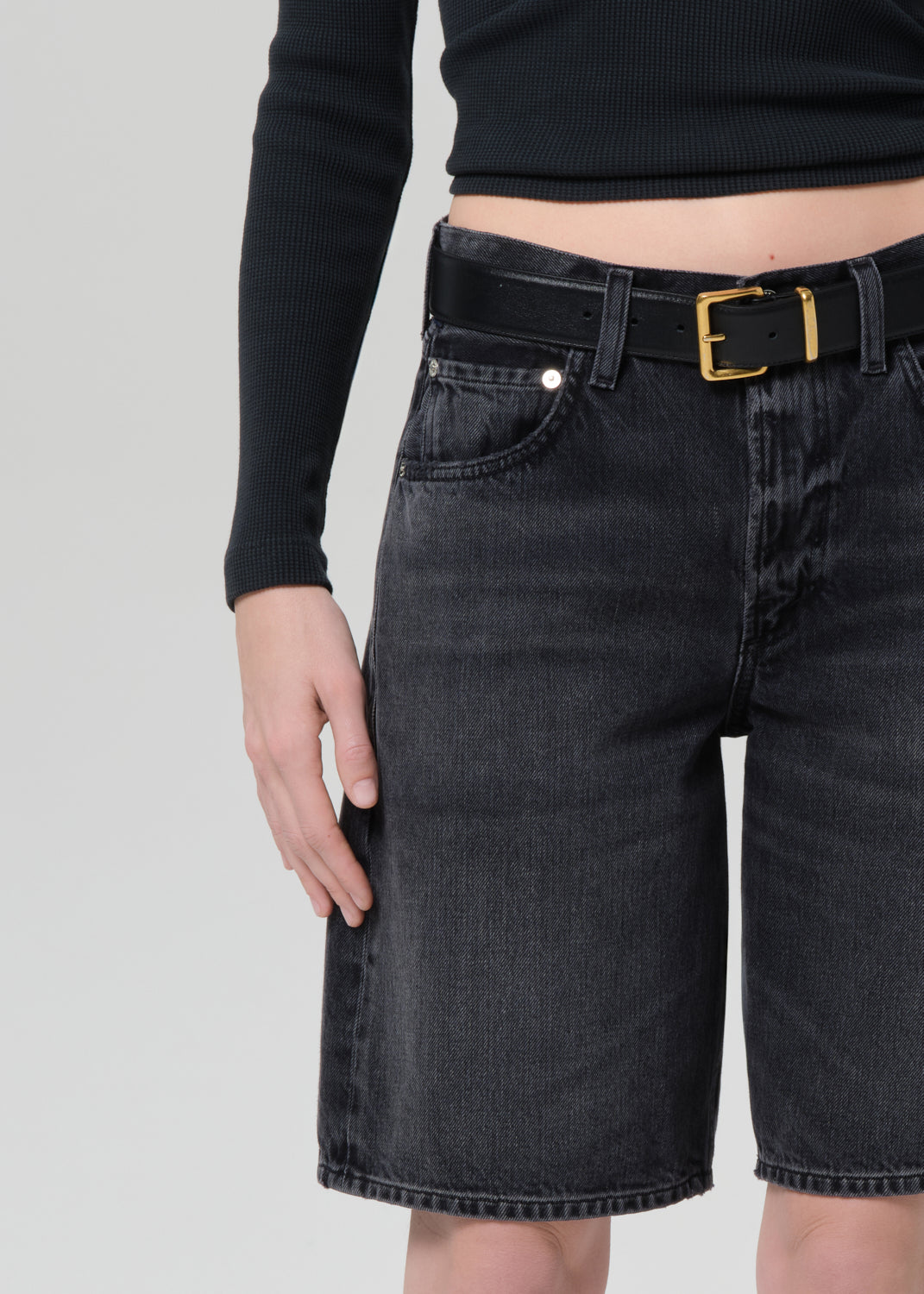 Citizens of Humanity Court Denim Short - Vintage Black