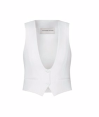 Alexandre Vauthier Couture Edit Vest - Off White