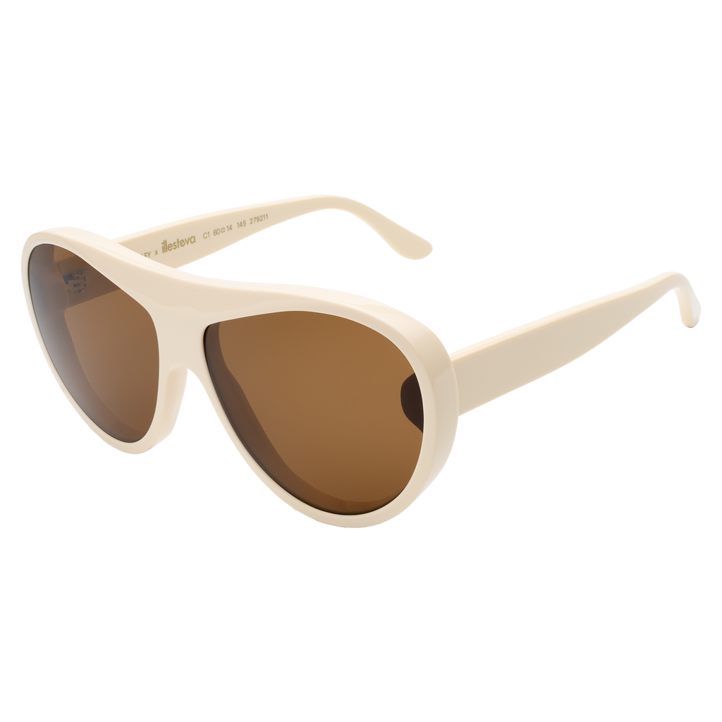 Cynthia Rowley x Illesteva Sunglasses - Cream