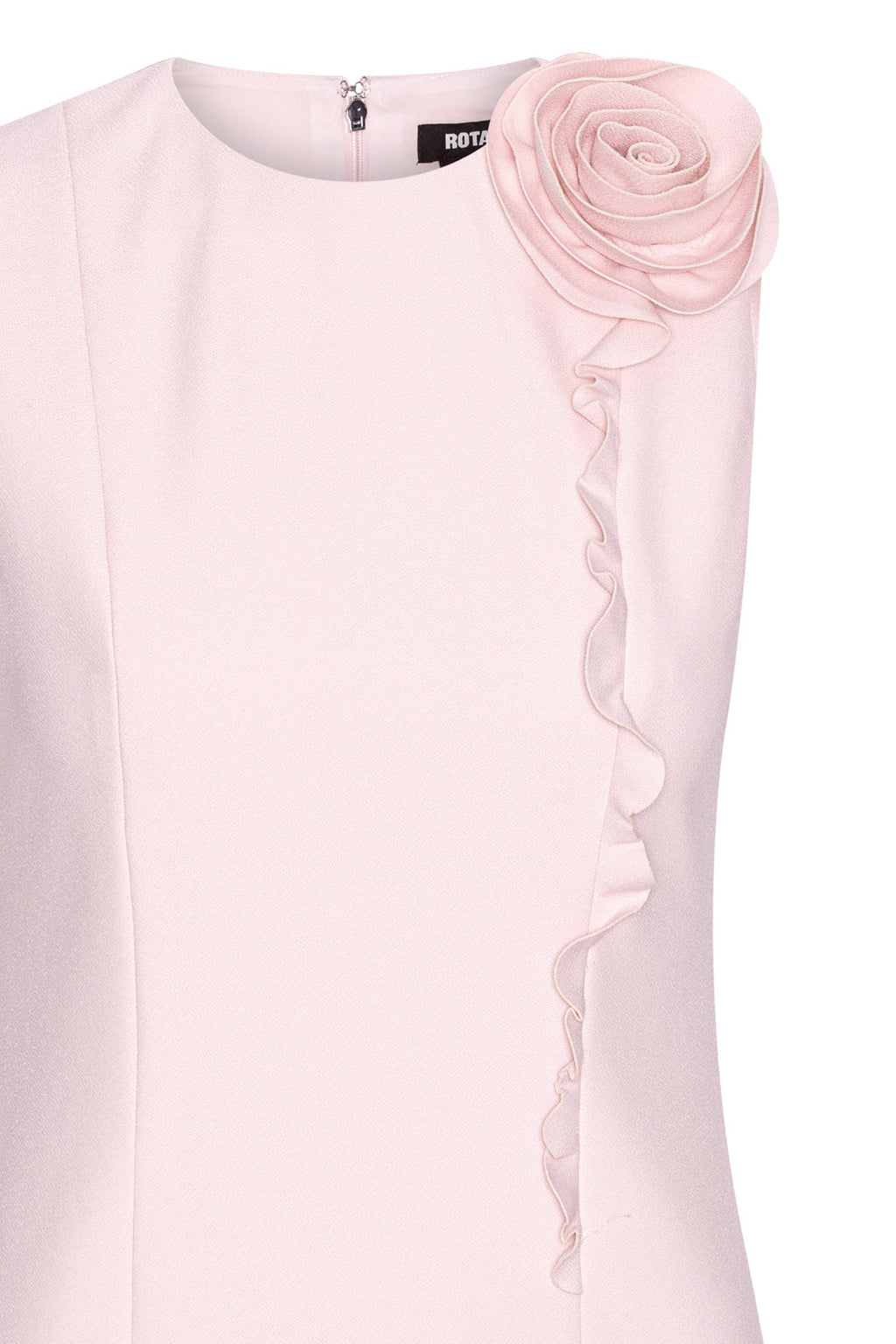 ROTATE Birger Christensen Crepe Mini Flower Dress - Cherry Blossom