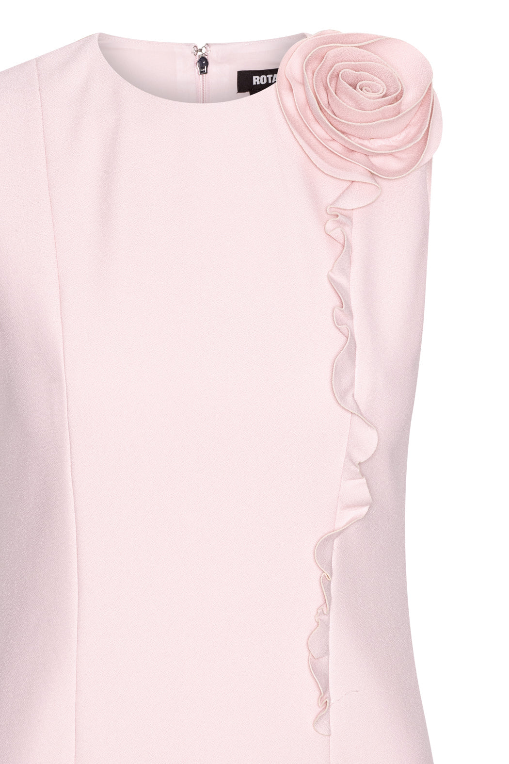 ROTATE Birger Christensen Crepe Mini Flower Dress - Cherry Blossom