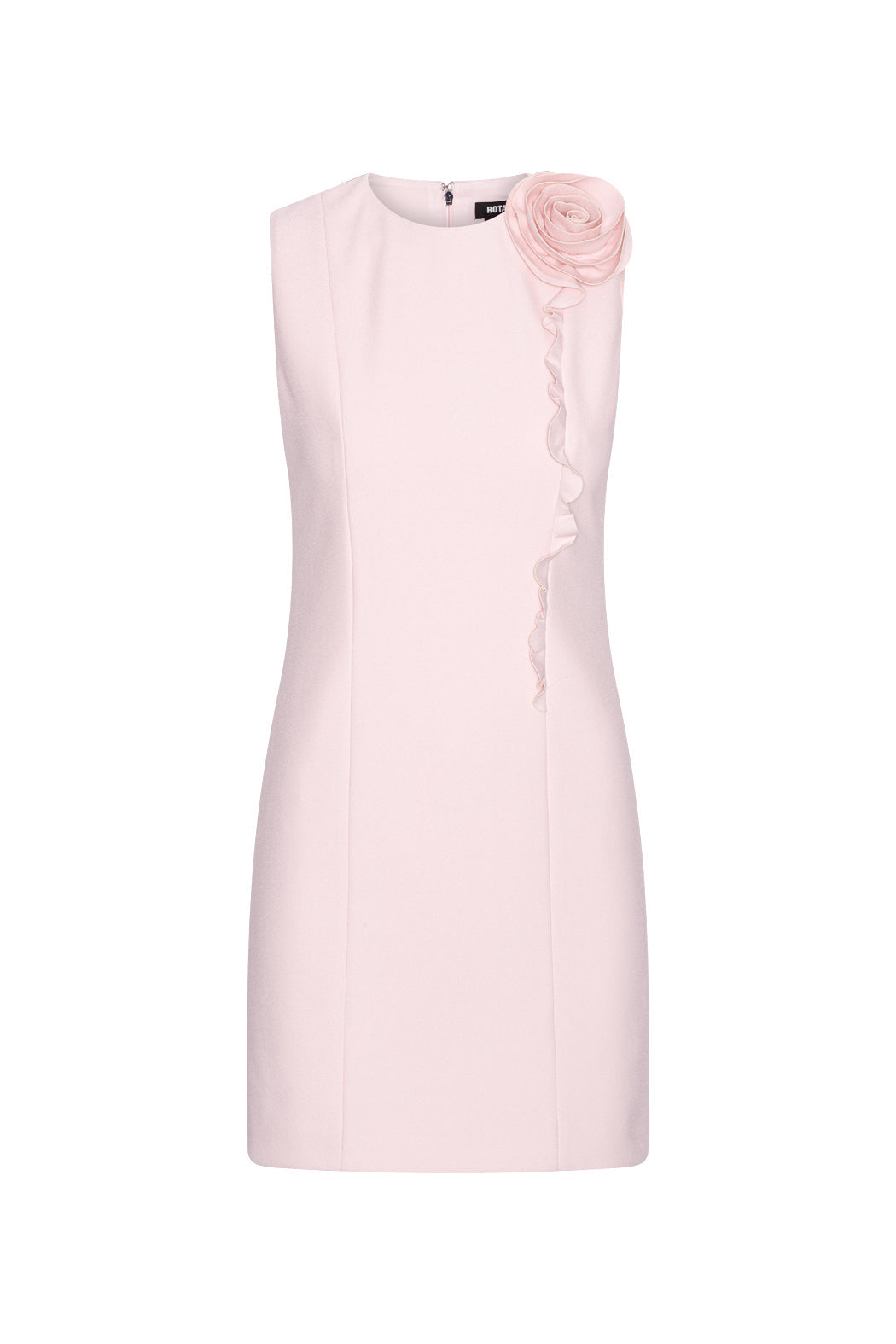 ROTATE Birger Christensen Crepe Mini Flower Dress - Cherry Blossom