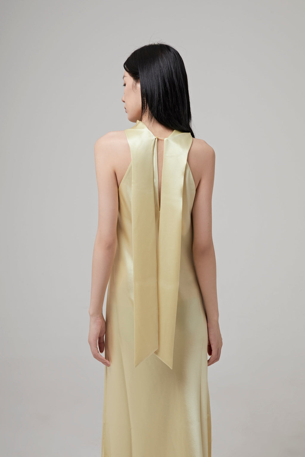 GALVAN LONDON Cropped Sienna Dress - Buttermilk