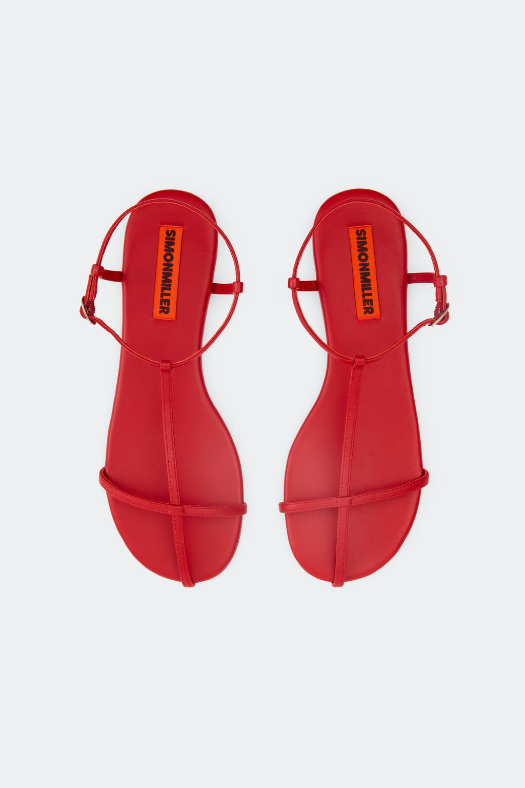 Simon Miller Cage Flat Sandal - Lucky Red