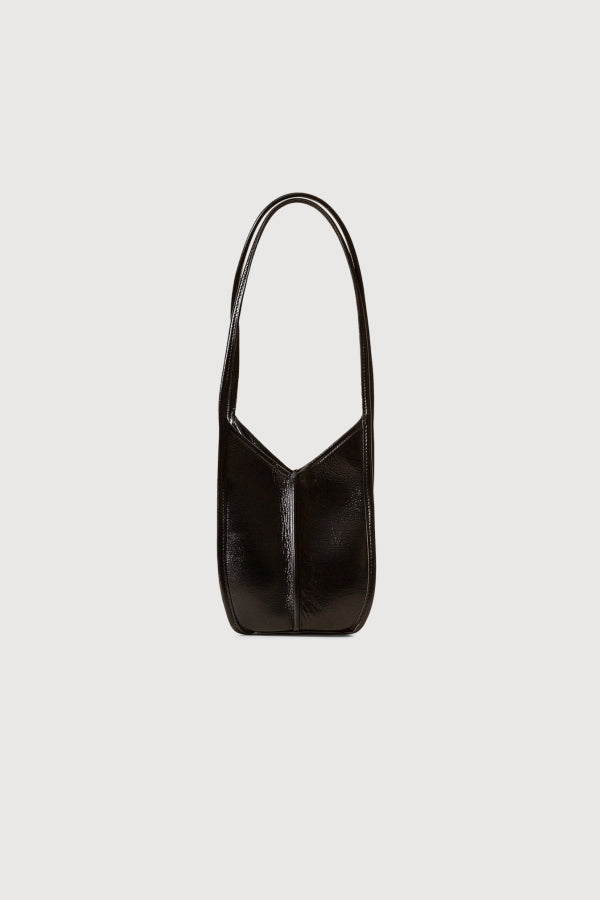 Hereu Calella Bucket Distressed Leather Bag - Black