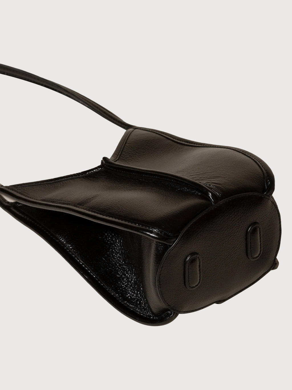 Hereu Calella Bucket Distressed Leather Bag - Black