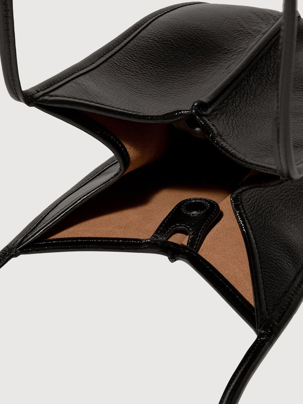 Hereu Calella Bucket Distressed Leather Bag - Black