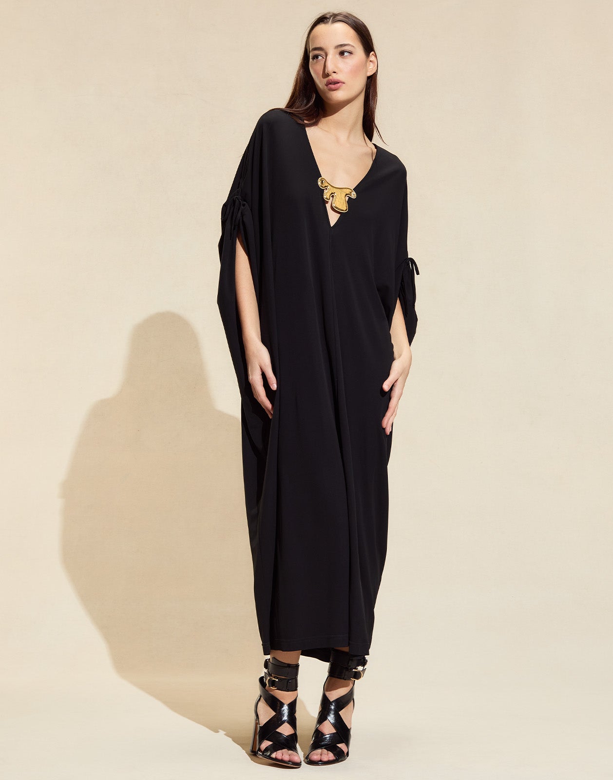Cynthia Rowley Calypso Kaftan - Black