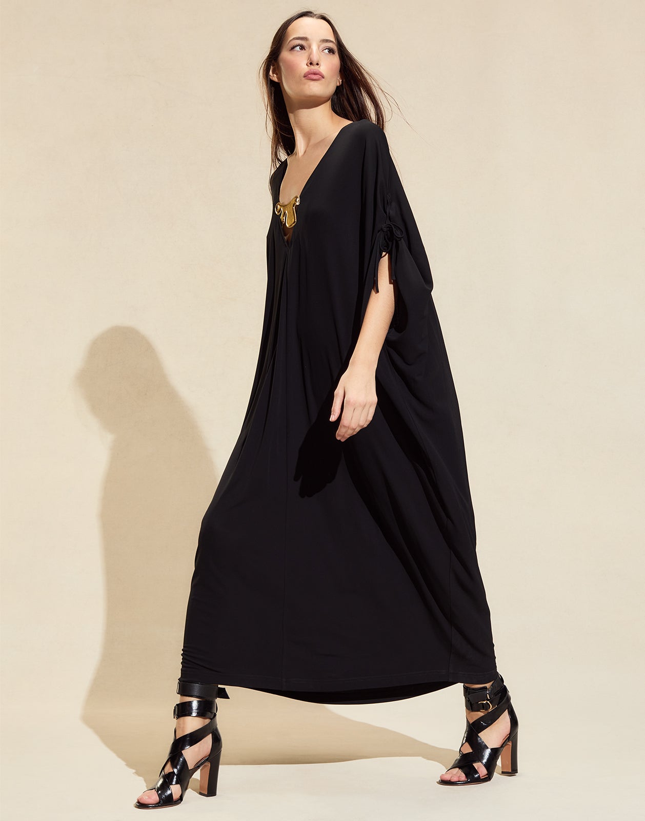 Cynthia Rowley Calypso Kaftan - Black