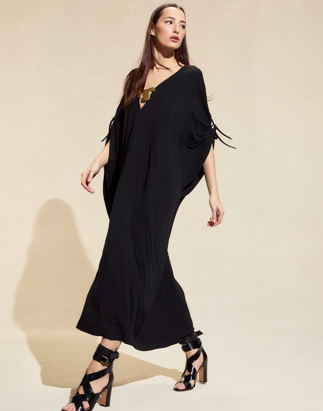 Cynthia Rowley Calypso Kaftan - Black