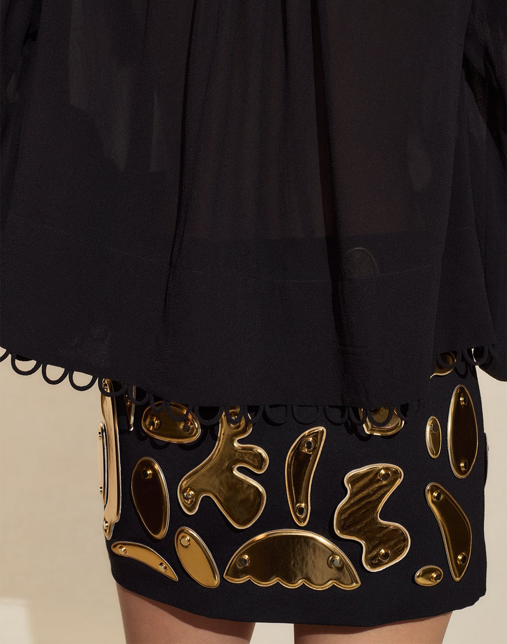 Cynthia Rowley Calypso Mini Skirt - Black