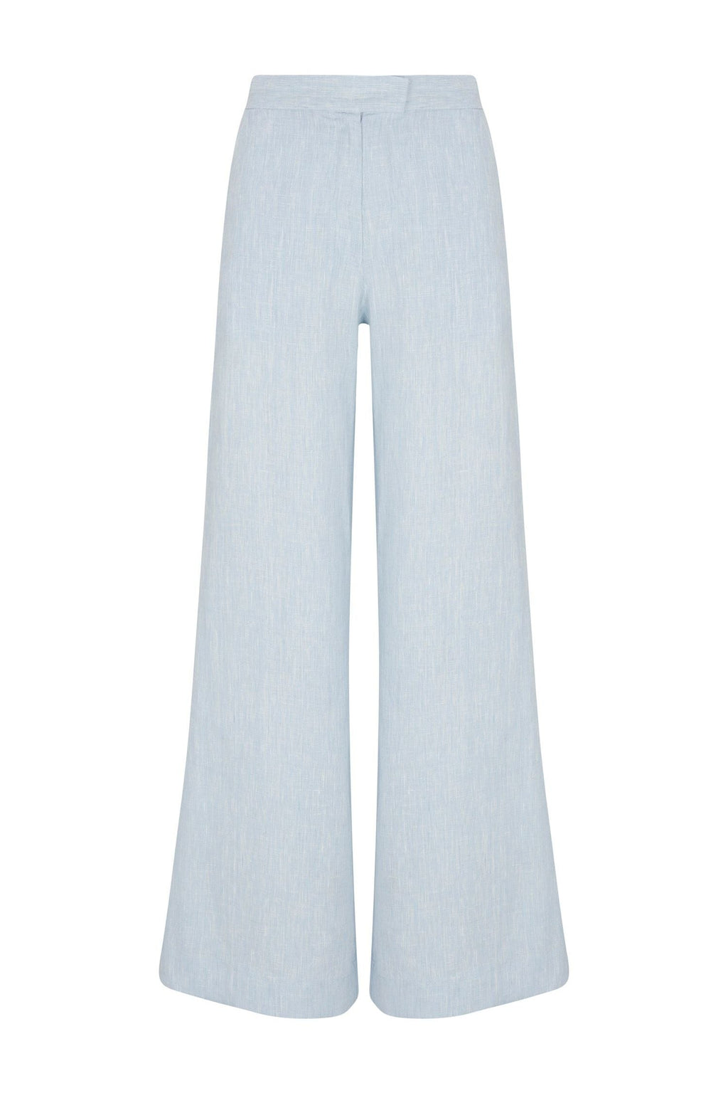 Hevron Capri Pant - Sky Melange