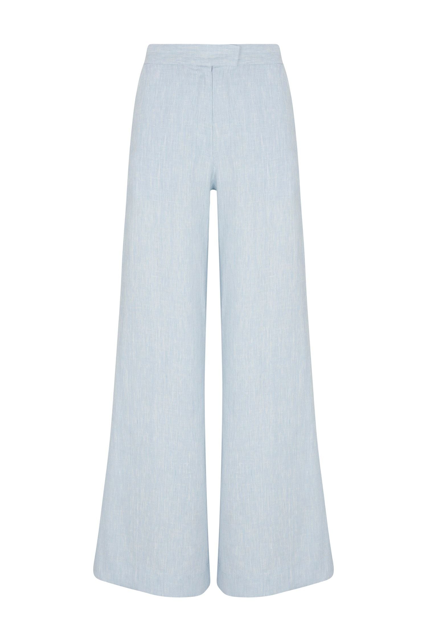 Hevron Capri Pant - Sky Melange